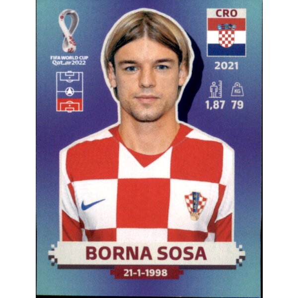 Panini WM 2022 Qatar - Sticker CRO9  - Borna Sosa