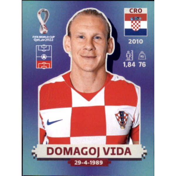 Panini WM 2022 Qatar - Sticker CRO10  - Domagoj Vida