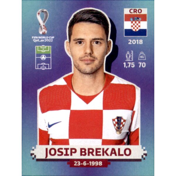 Panini WM 2022 Qatar - Sticker CRO17  - Josip Brekalo