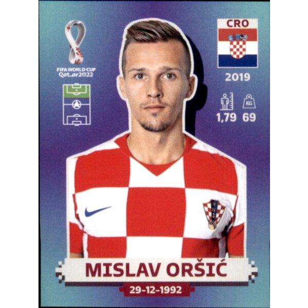 Panini WM 2022 Qatar - Sticker CRO20  - Mislav Orsic