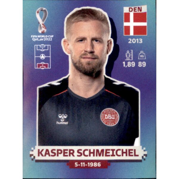 Panini WM 2022 Qatar - Sticker DEN3  - Kasper Schmeichel