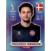 Panini WM 2022 Qatar - Sticker DEN4  - Frederik Ronnow