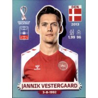 Panini WM 2022 Qatar - Sticker DEN9  - Jannik Vestergaard