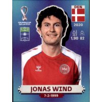 Panini WM 2022 Qatar - Sticker DEN20  - Jonas Wind