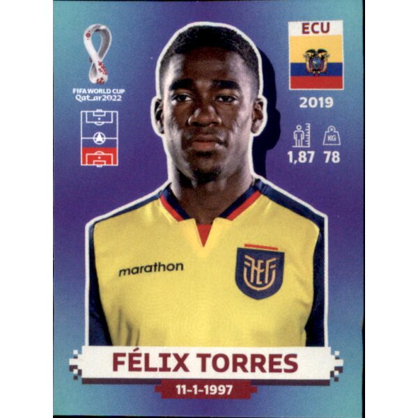 Panini WM 2022 Qatar - Sticker ECU10  - Felix Torres