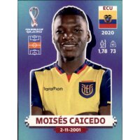 Panini WM 2022 Qatar - Sticker ECU11  - Moises Caicedo