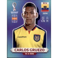 Panini WM 2022 Qatar - Sticker ECU13  - Carlos Gruezo