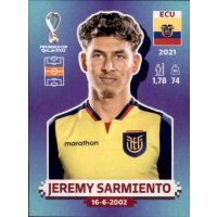 Panini WM 2022 Qatar - Sticker ECU15  - Jeremy Sarmiento