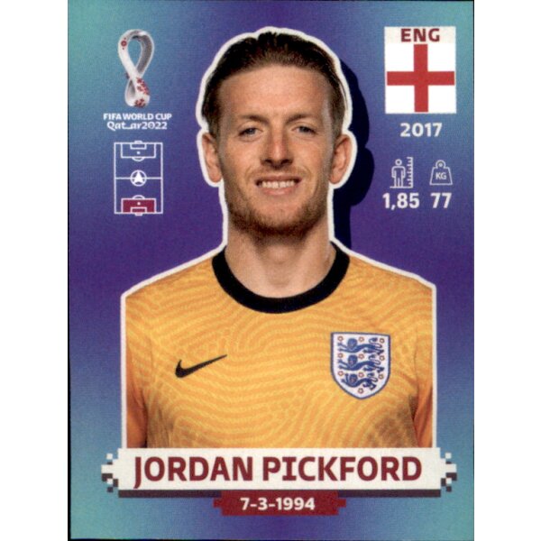 Panini WM 2022 Qatar - Sticker ENG3  - Jordan Pickford