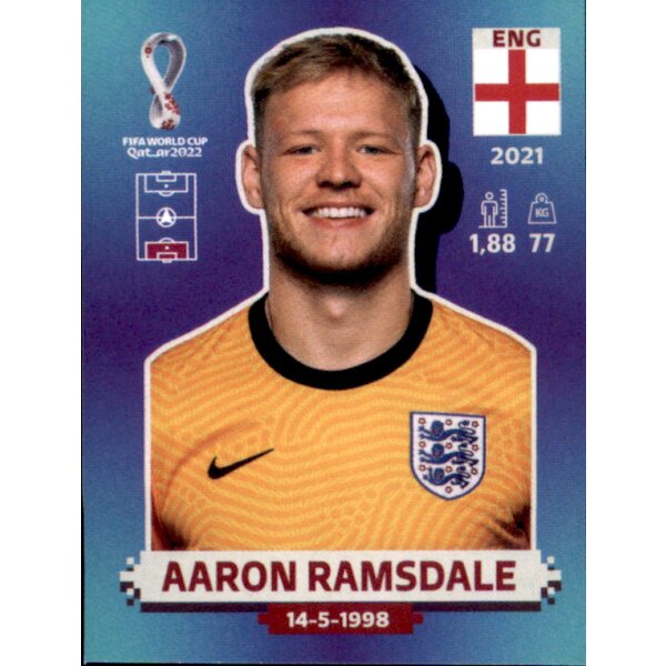 Panini WM 2022 Qatar - Sticker ENG4  - Aaron Ramsdale