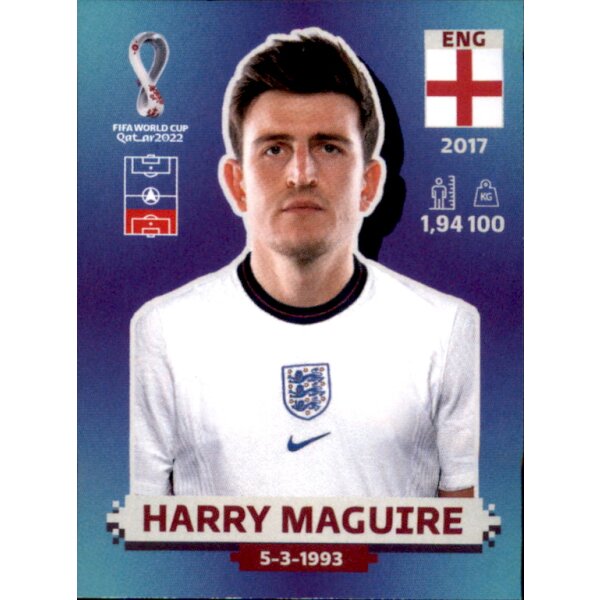 Panini WM 2022 Qatar - Sticker ENG7  - Harry Maguire