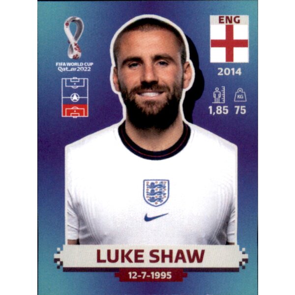 Panini WM 2022 Qatar - Sticker ENG8  - Luke Shaw