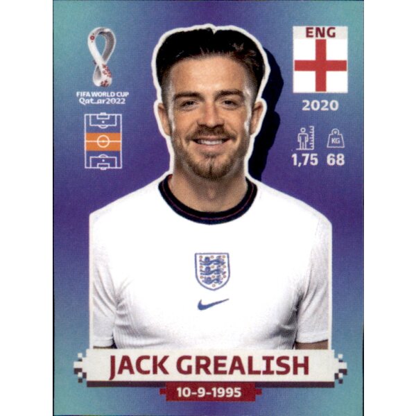 Panini WM 2022 Qatar - Sticker ENG12  - Jack Grealish