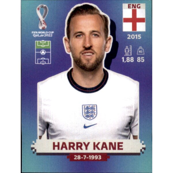 Panini WM 2022 Qatar - Sticker ENG18  - Harry Kane