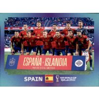 Panini WM 2022 Qatar - Sticker ESP1  - Team Shot - Spanien