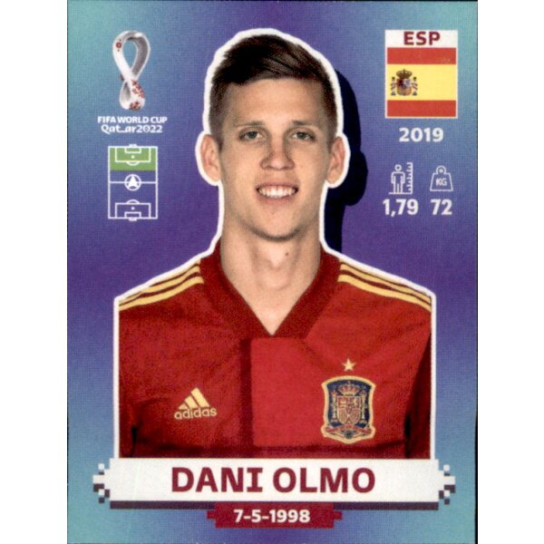 Panini WM 2022 Qatar - Sticker ESP16  - Dani Olmo