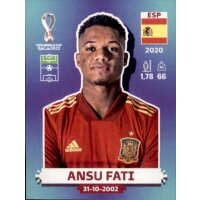 Panini WM 2022 Qatar - Sticker ESP17  - Ansu Fati