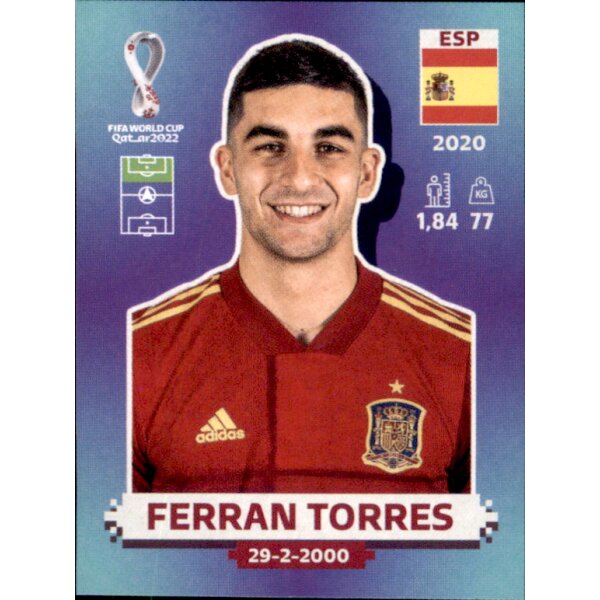 Panini WM 2022 Qatar - Sticker ESP18  - Ferran Torres