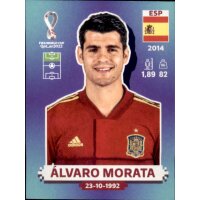 Panini WM 2022 Qatar - Sticker ESP19  - Alvaro Morata