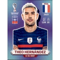 Panini WM 2022 Qatar - Sticker FRA6  - Theo Hernandez