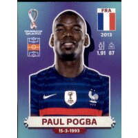 Panini WM 2022 Qatar - Sticker FRA12  - Paul Pogba