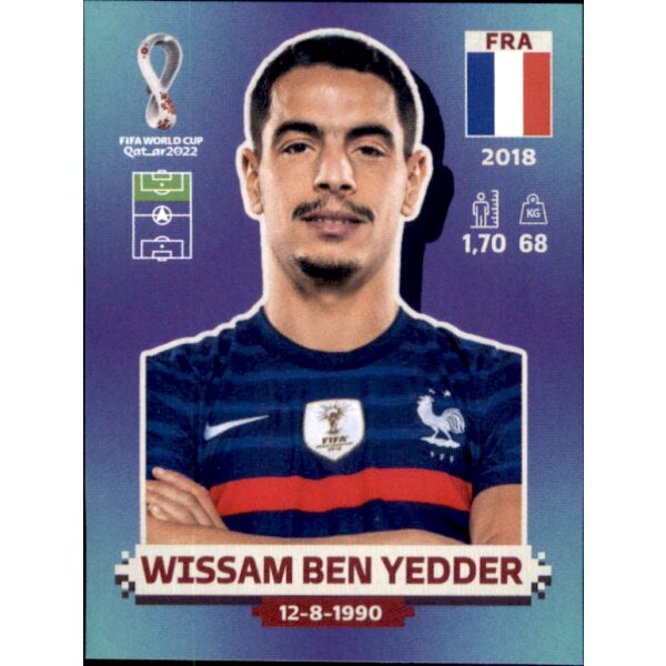 Panini WM 2022 Qatar - Sticker FRA15  - Wissam Ben Yedder