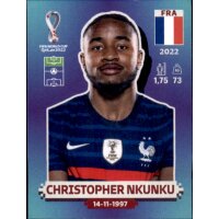 Panini WM 2022 Qatar - Sticker FRA20  - Christopher Nkunku