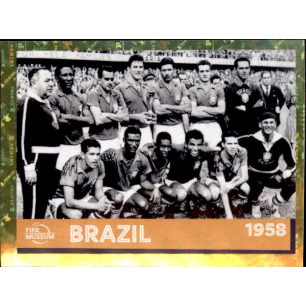 Panini WM 2022 Qatar - Sticker FWC21  - Brazil 1958 - FIFA Museum