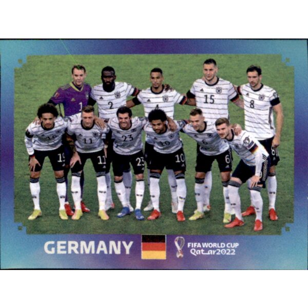 Panini WM 2022 Qatar - Sticker GER1  - Team Shot - Deutschland