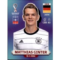 Panini WM 2022 Qatar - Sticker GER5  - Matthias Ginter