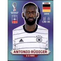 Panini WM 2022 Qatar - Sticker GER9  - Antonio Rüdiger