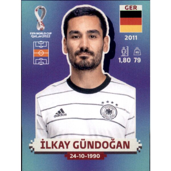 Panini WM 2022 Qatar - Sticker GER12  - ?lkay Gündogan