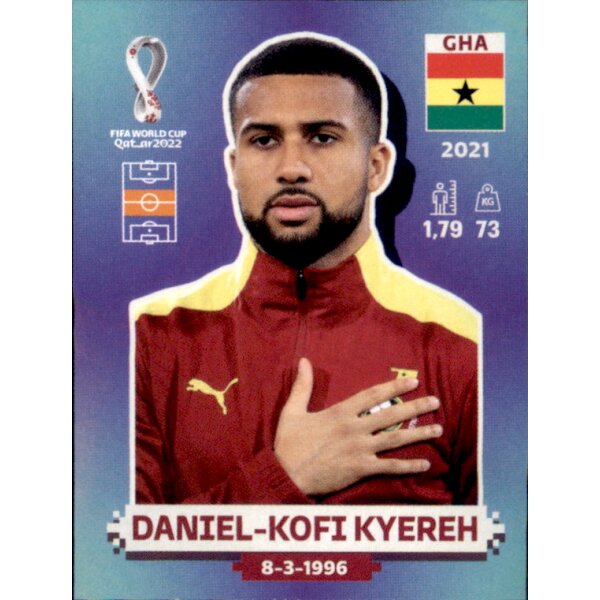 Panini WM 2022 Qatar - Sticker GHA13  - Daniel-Kofi Kyereh