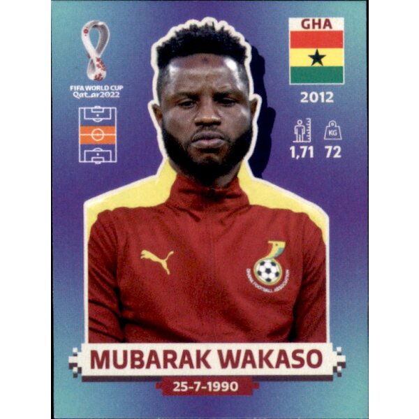 Panini WM 2022 Qatar - Sticker GHA15  - Mubarak Wakaso