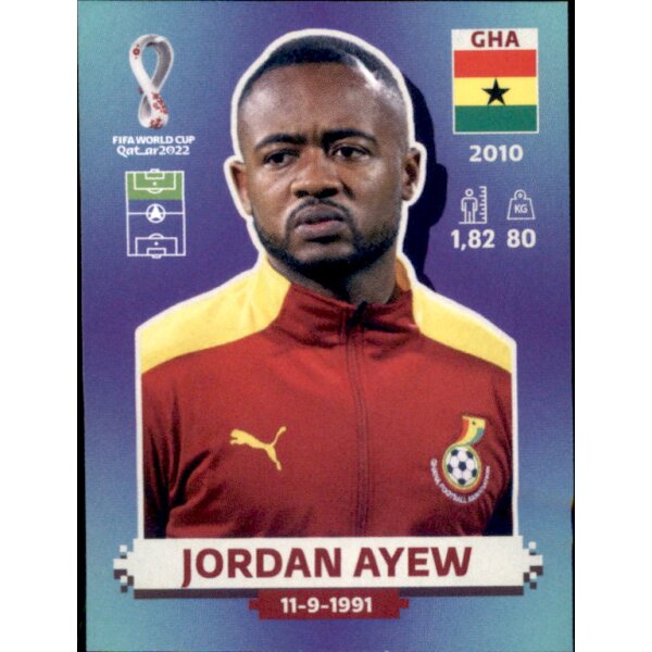 Panini WM 2022 Qatar - Sticker GHA18  - Jordan Ayew