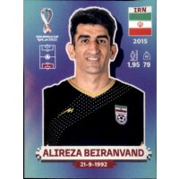 Panini WM 2022 Qatar - Sticker IRN4  - Alireza Beiranvand