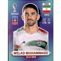 Panini WM 2022 Qatar - Sticker IRN9  - Milad Mohammadi