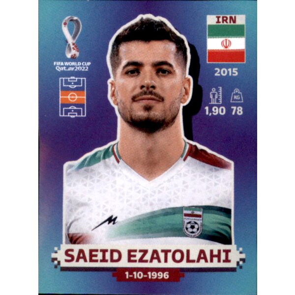 Panini WM 2022 Qatar - Sticker IRN13  - Saeid Ezatolahi