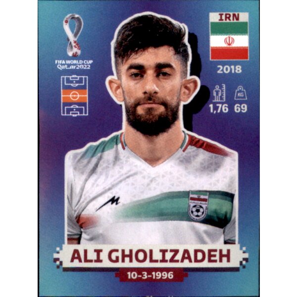 Panini WM 2022 Qatar - Sticker IRN14  - Ali Gholizadeh