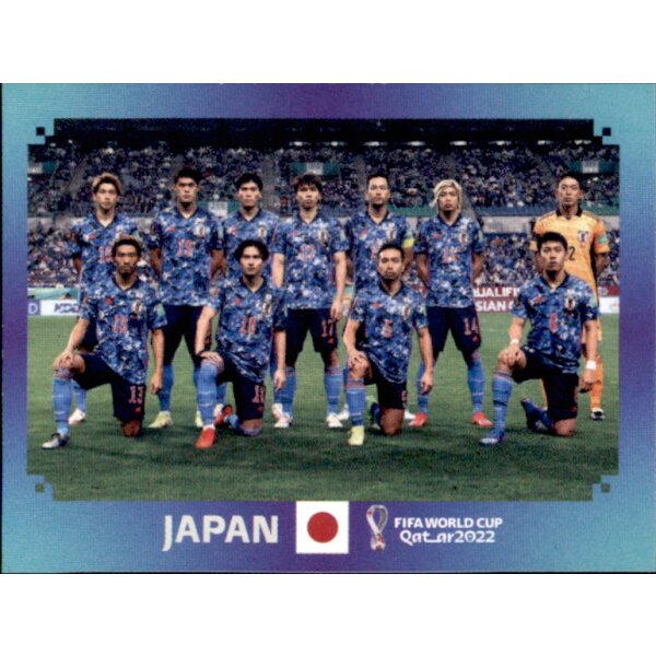 Panini WM 2022 Qatar - Sticker JPN1  - Team Shot - Japan