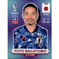 Panini WM 2022 Qatar - Sticker JPN5  - Yuto Nagatomo