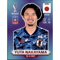 Panini WM 2022 Qatar - Sticker JPN6  - Yuta Nakayama