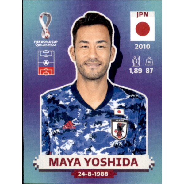 Panini WM 2022 Qatar - Sticker JPN9  - Maya Yoshida