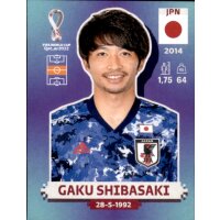 Panini WM 2022 Qatar - Sticker JPN13  - Gaku Shibasaki