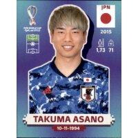 Panini WM 2022 Qatar - Sticker JPN15  - Takuma Asano