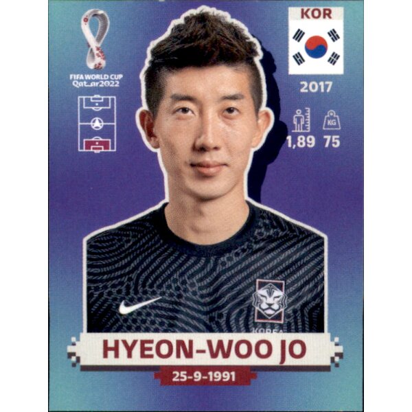 Panini WM 2022 Qatar - Sticker KOR4  - Hyeon-woo Jo