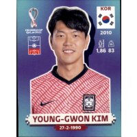 Panini WM 2022 Qatar - Sticker KOR8  - Young-gwon Kim