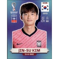 Panini WM 2022 Qatar - Sticker KOR9  - Jin-su Kim