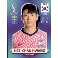 Panini WM 2022 Qatar - Sticker KOR16  - Hee-chan Hwang