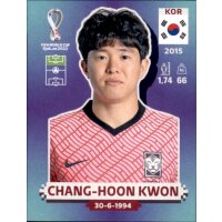 Panini WM 2022 Qatar - Sticker KOR18  - Chang-hoon Kwon